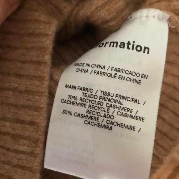 Reformation Luisa pure cashmere crop sweater S - Picture 5 of 6